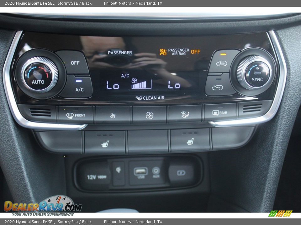 2020 Hyundai Santa Fe SEL Stormy Sea / Black Photo #14