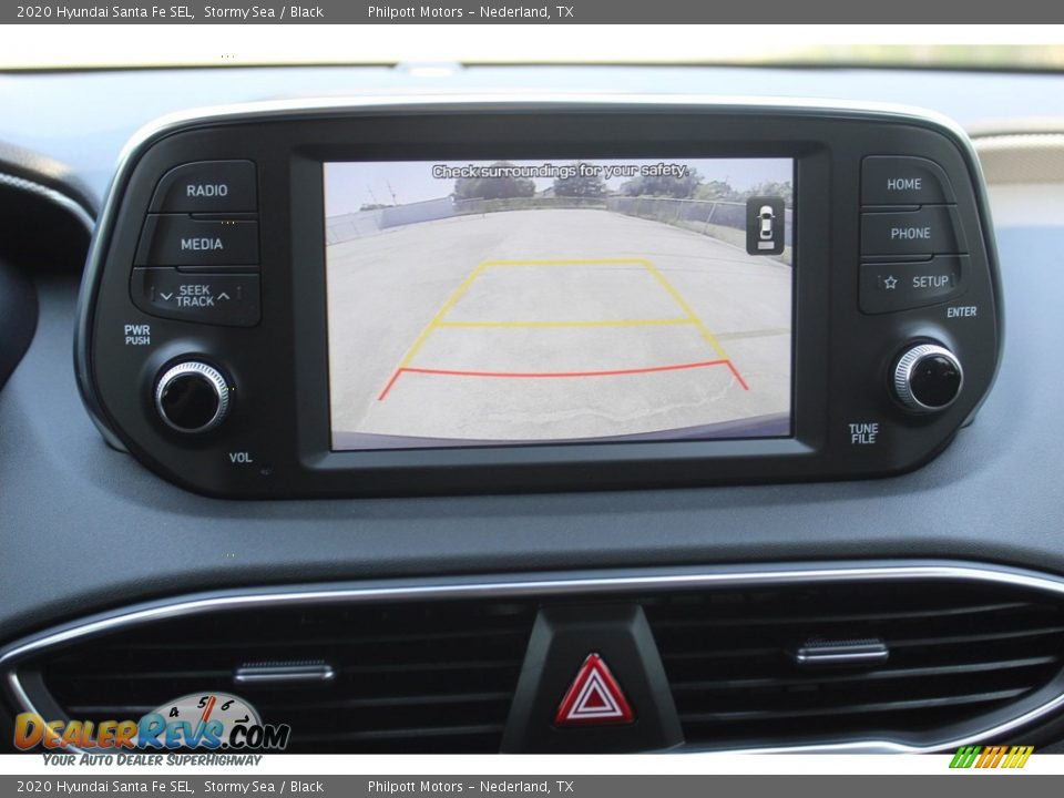 2020 Hyundai Santa Fe SEL Stormy Sea / Black Photo #16