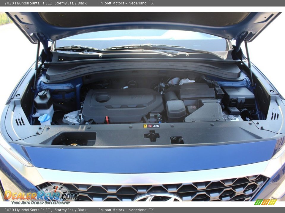 2020 Hyundai Santa Fe SEL Stormy Sea / Black Photo #23