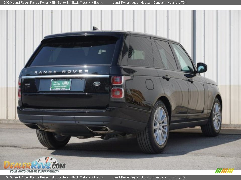 2020 Land Rover Range Rover HSE Santorini Black Metallic / Ebony Photo #5