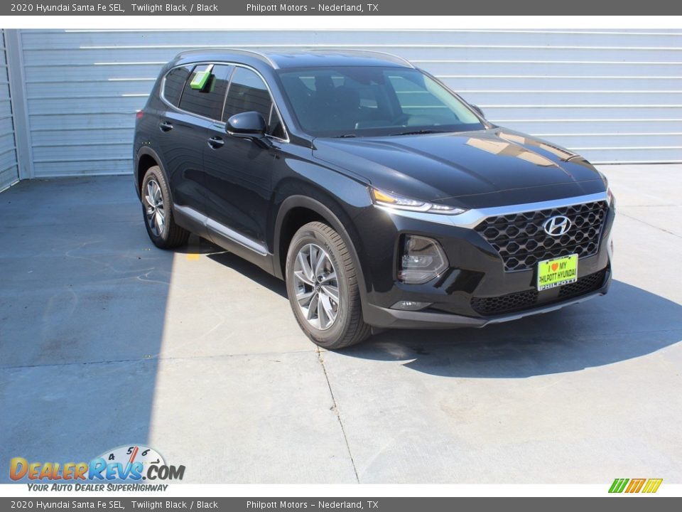 2020 Hyundai Santa Fe SEL Twilight Black / Black Photo #2