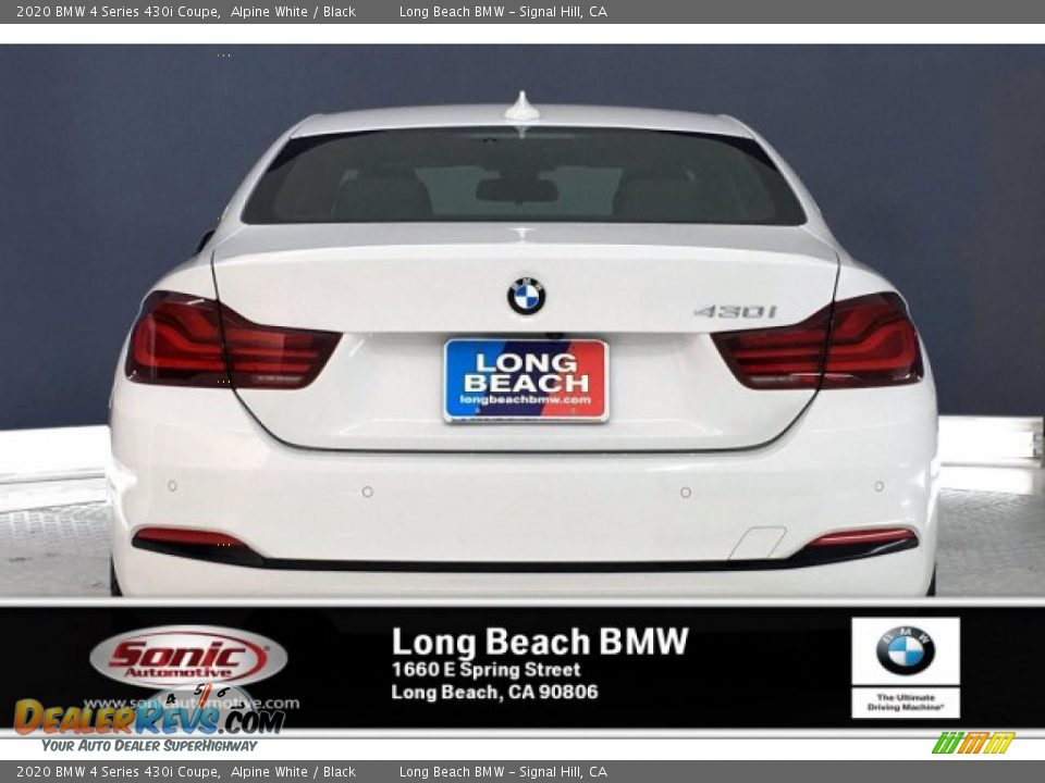 2020 BMW 4 Series 430i Coupe Alpine White / Black Photo #3