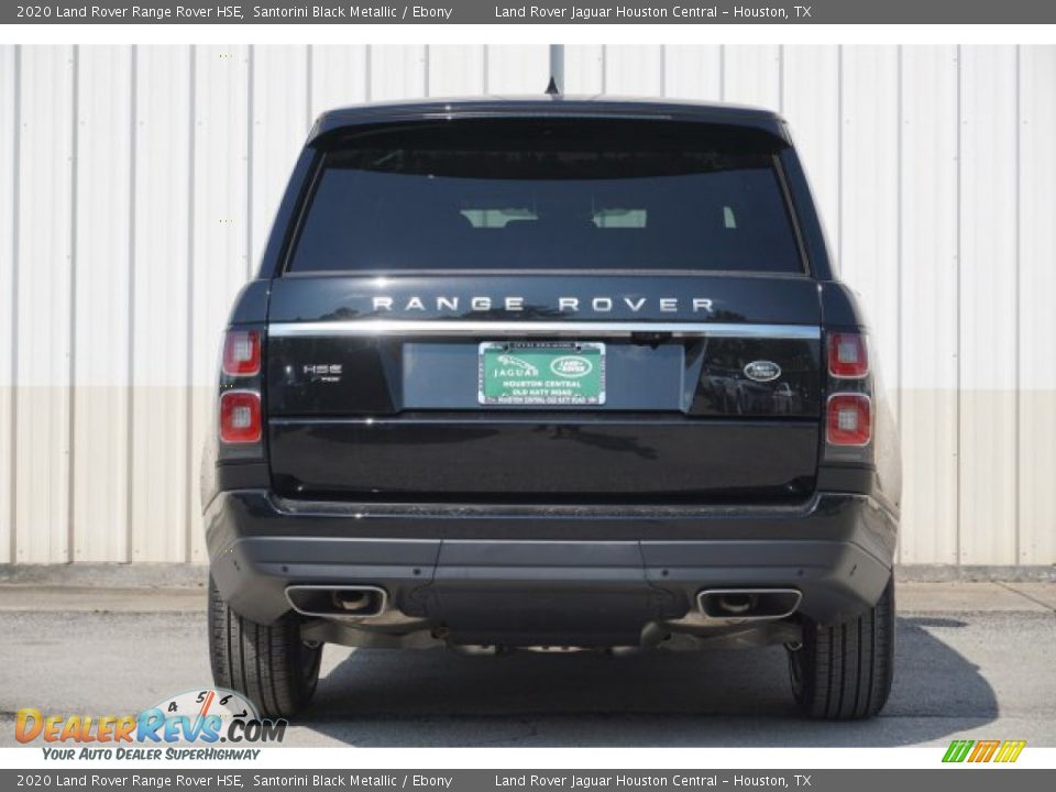 2020 Land Rover Range Rover HSE Santorini Black Metallic / Ebony Photo #6