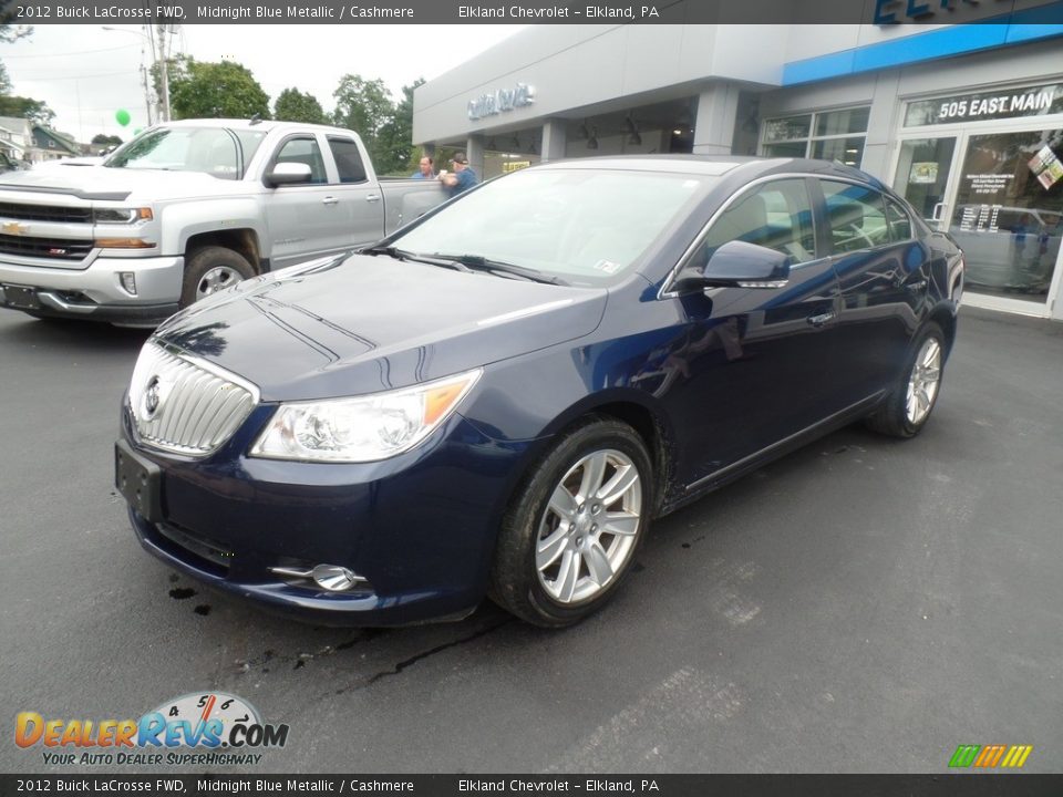 2012 Buick LaCrosse FWD Midnight Blue Metallic / Cashmere Photo #1