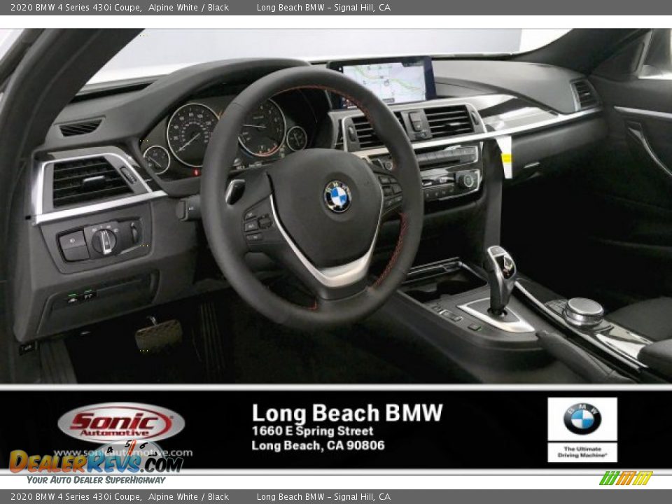 2020 BMW 4 Series 430i Coupe Alpine White / Black Photo #4