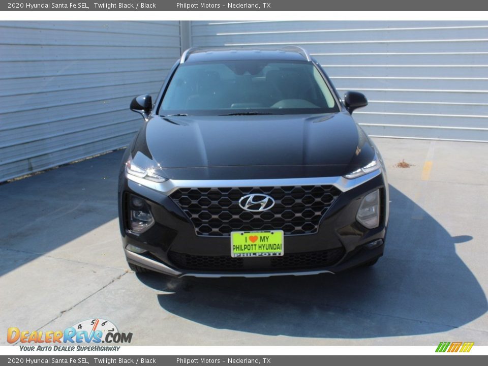 2020 Hyundai Santa Fe SEL Twilight Black / Black Photo #3