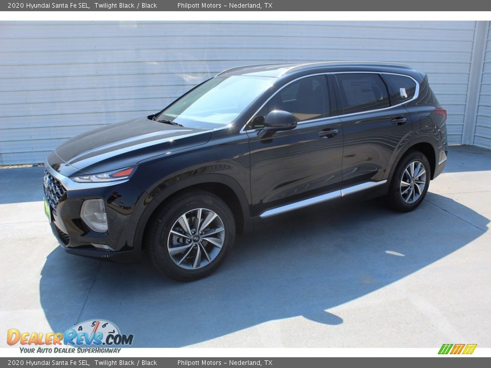 2020 Hyundai Santa Fe SEL Twilight Black / Black Photo #4