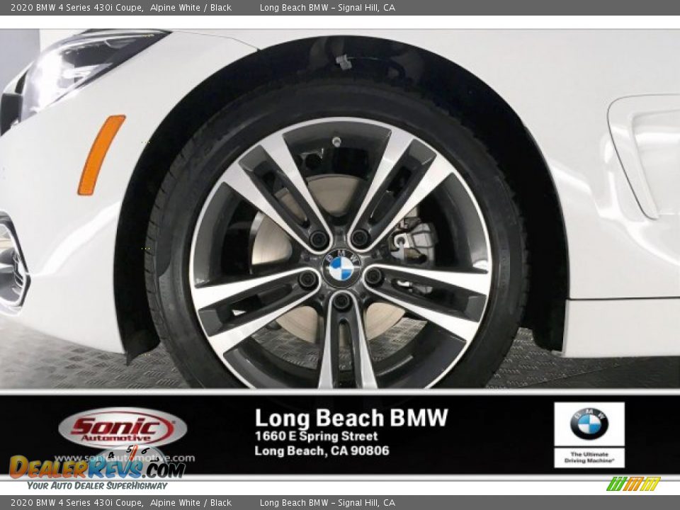 2020 BMW 4 Series 430i Coupe Alpine White / Black Photo #9