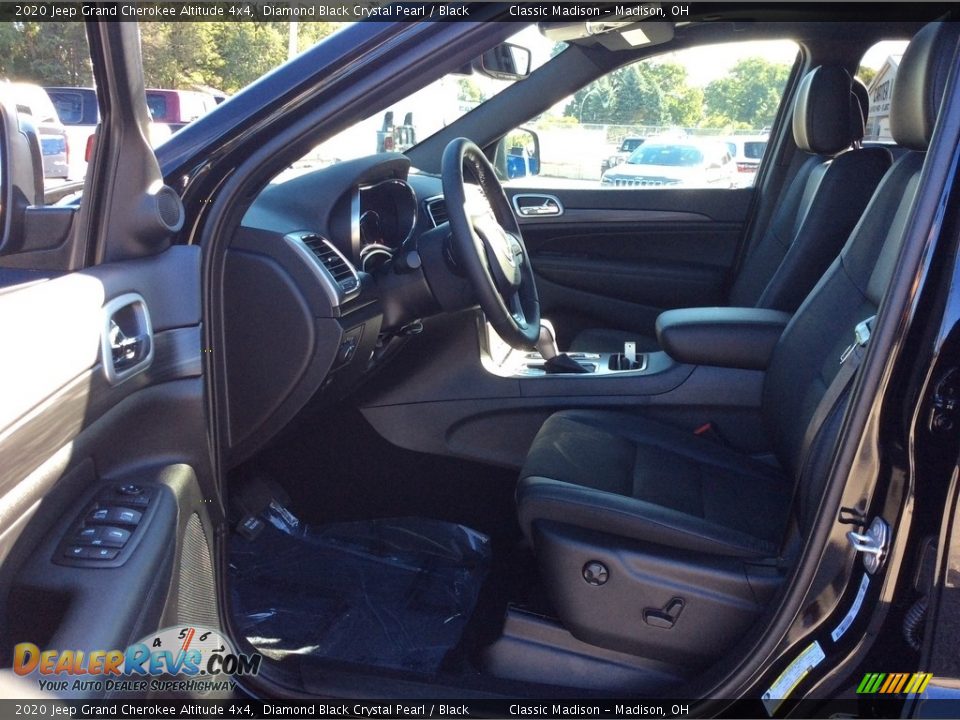 2020 Jeep Grand Cherokee Altitude 4x4 Diamond Black Crystal Pearl / Black Photo #11