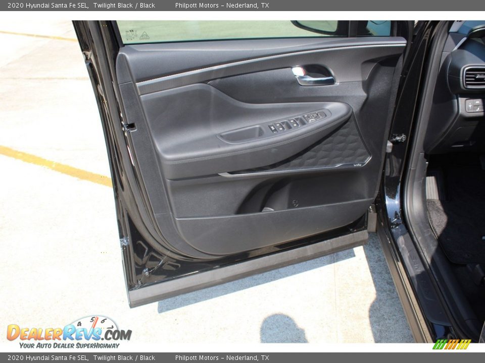 2020 Hyundai Santa Fe SEL Twilight Black / Black Photo #9