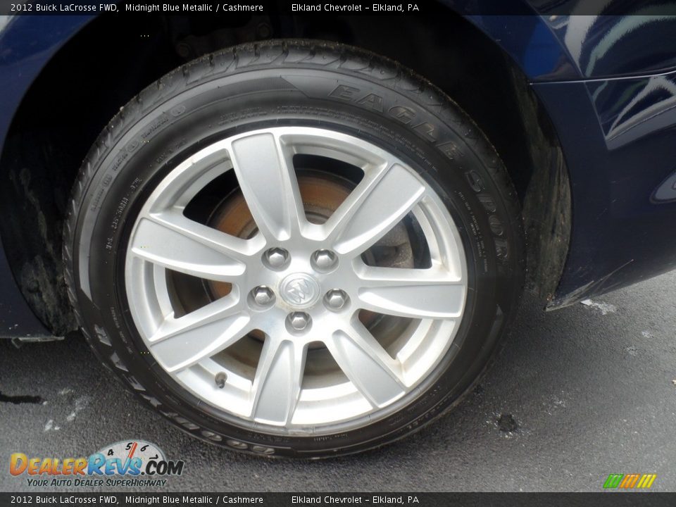 2012 Buick LaCrosse FWD Midnight Blue Metallic / Cashmere Photo #9