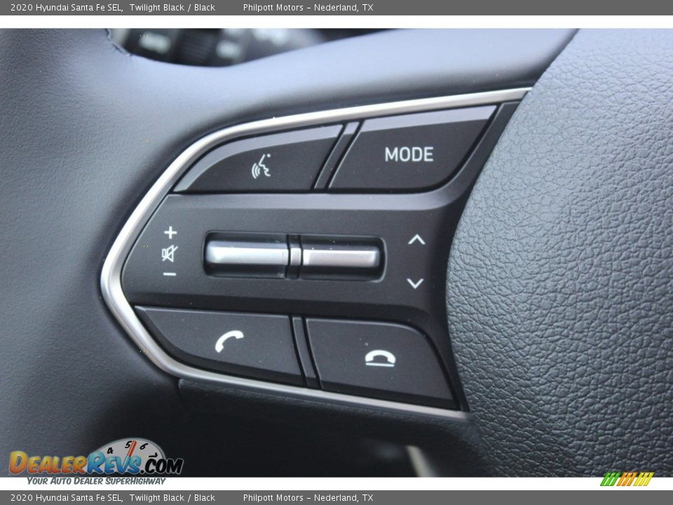 2020 Hyundai Santa Fe SEL Twilight Black / Black Photo #12