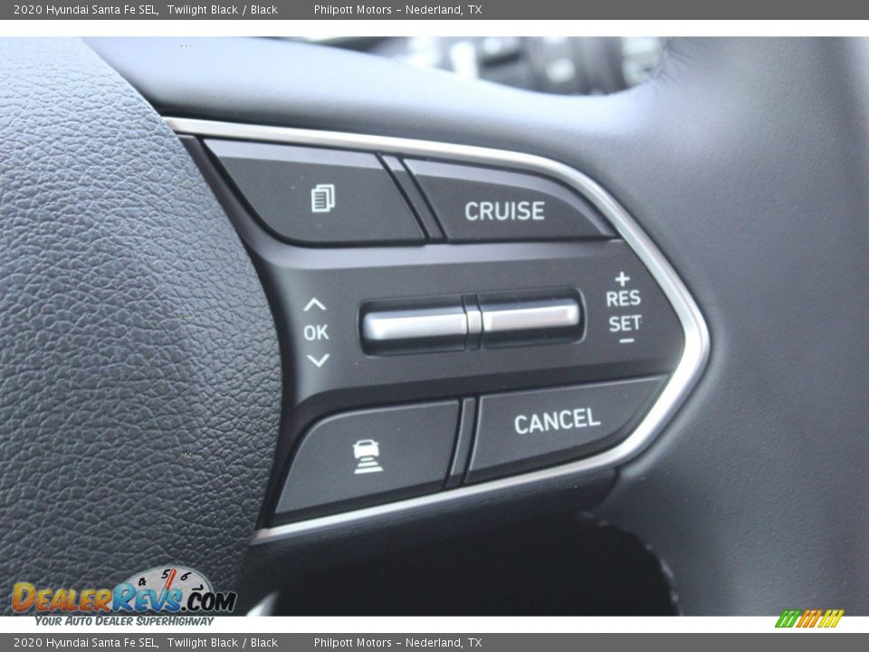 2020 Hyundai Santa Fe SEL Twilight Black / Black Photo #13