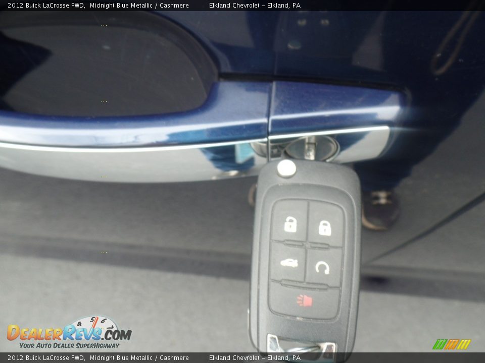 2012 Buick LaCrosse FWD Midnight Blue Metallic / Cashmere Photo #13