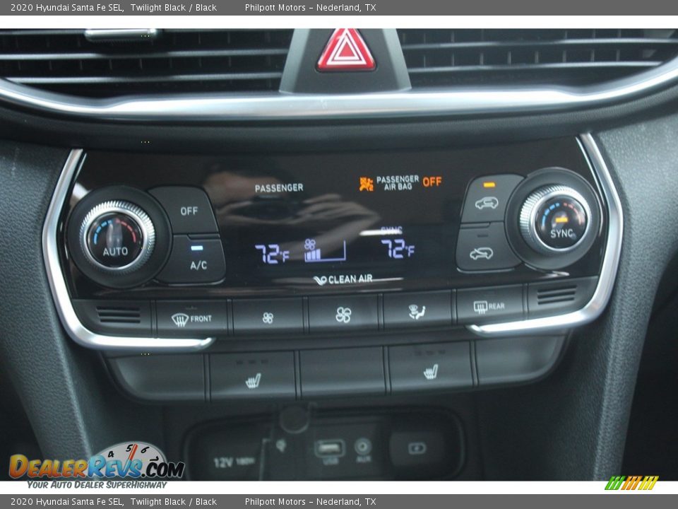 2020 Hyundai Santa Fe SEL Twilight Black / Black Photo #17
