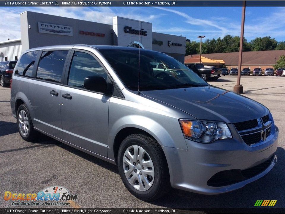 2019 Dodge Grand Caravan SE Billet / Black/Light Graystone Photo #1