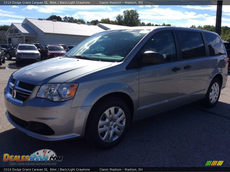 2019 Dodge Grand Caravan SE Billet / Black/Light Graystone Photo #5