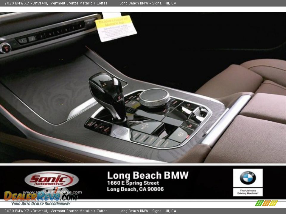 2020 BMW X7 xDrive40i Vermont Bronze Metallic / Coffee Photo #6