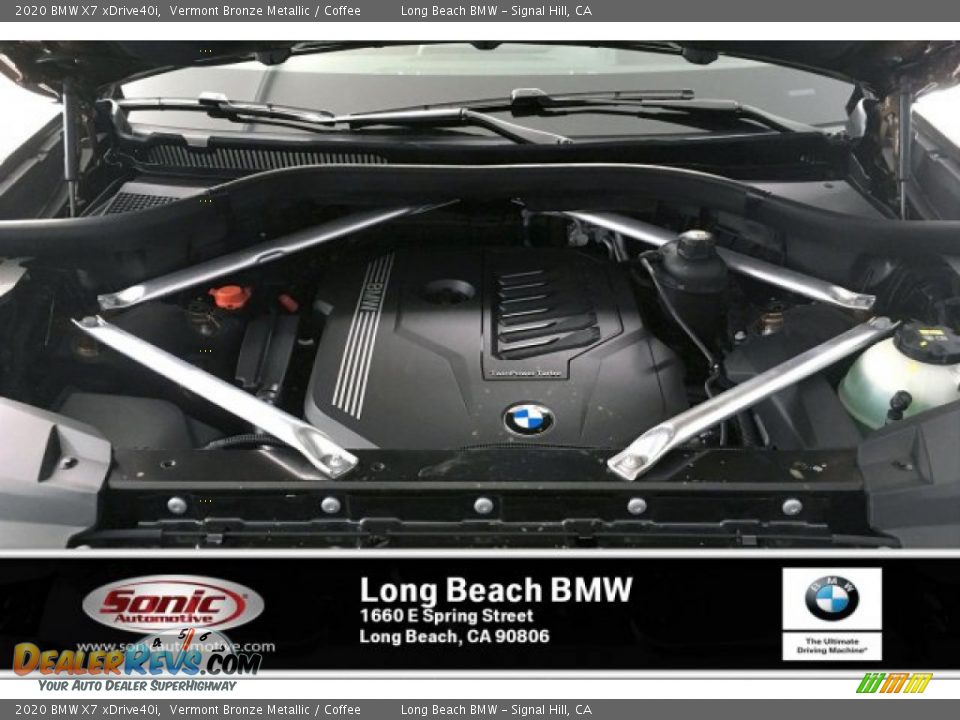 2020 BMW X7 xDrive40i Vermont Bronze Metallic / Coffee Photo #8