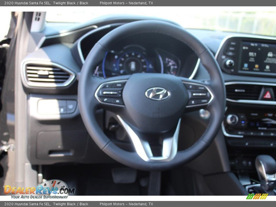 2020 Hyundai Santa Fe SEL Twilight Black / Black Photo #22