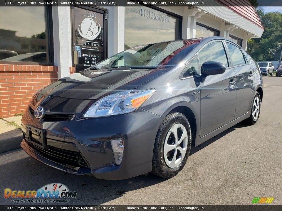 2015 Toyota Prius Two Hybrid Winter Gray Metallic / Dark Gray Photo #2