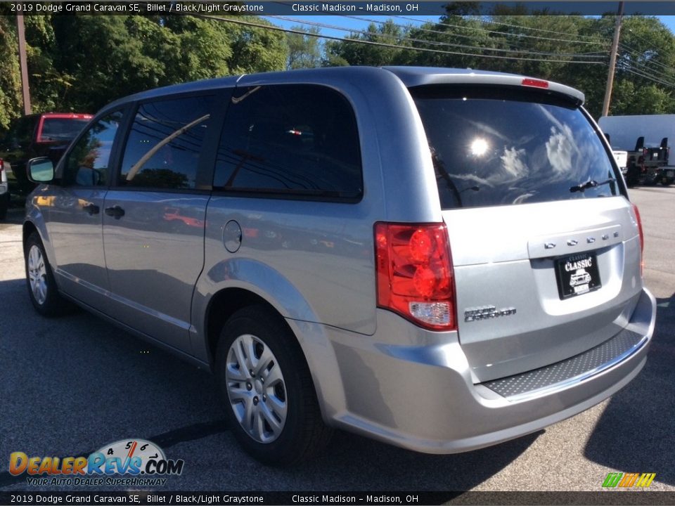 2019 Dodge Grand Caravan SE Billet / Black/Light Graystone Photo #7