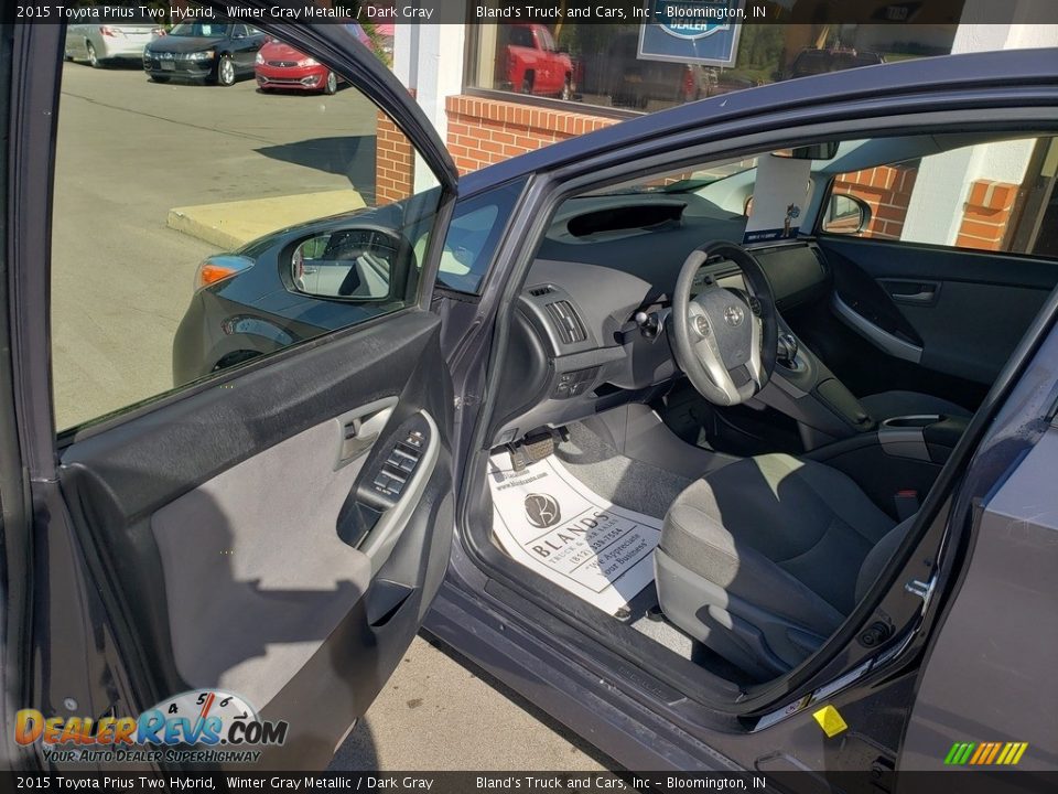 2015 Toyota Prius Two Hybrid Winter Gray Metallic / Dark Gray Photo #3