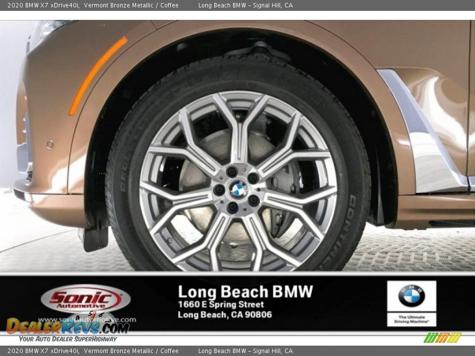 2020 BMW X7 xDrive40i Vermont Bronze Metallic / Coffee Photo #9