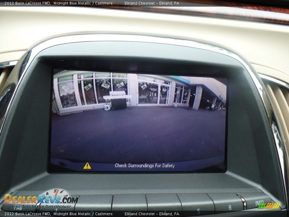 2012 Buick LaCrosse FWD Midnight Blue Metallic / Cashmere Photo #26