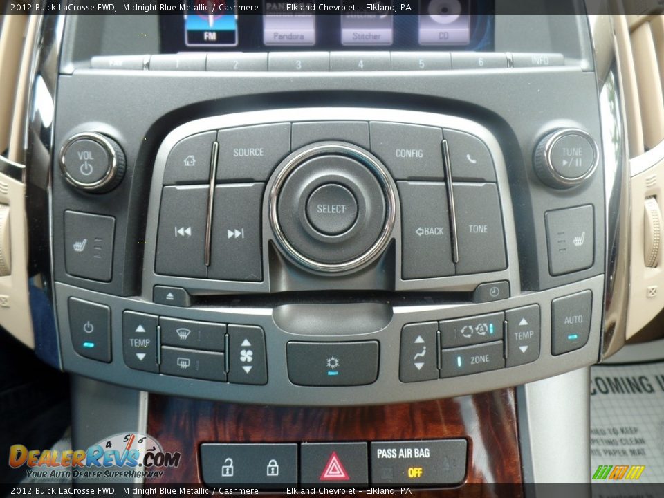 2012 Buick LaCrosse FWD Midnight Blue Metallic / Cashmere Photo #27