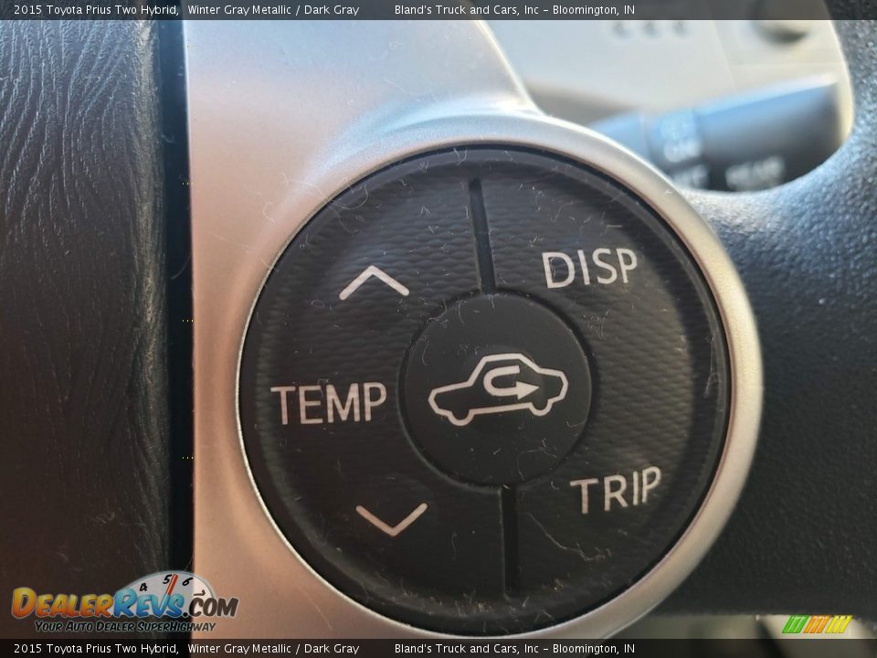 2015 Toyota Prius Two Hybrid Winter Gray Metallic / Dark Gray Photo #13