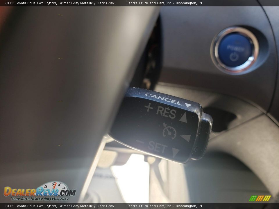 2015 Toyota Prius Two Hybrid Winter Gray Metallic / Dark Gray Photo #14