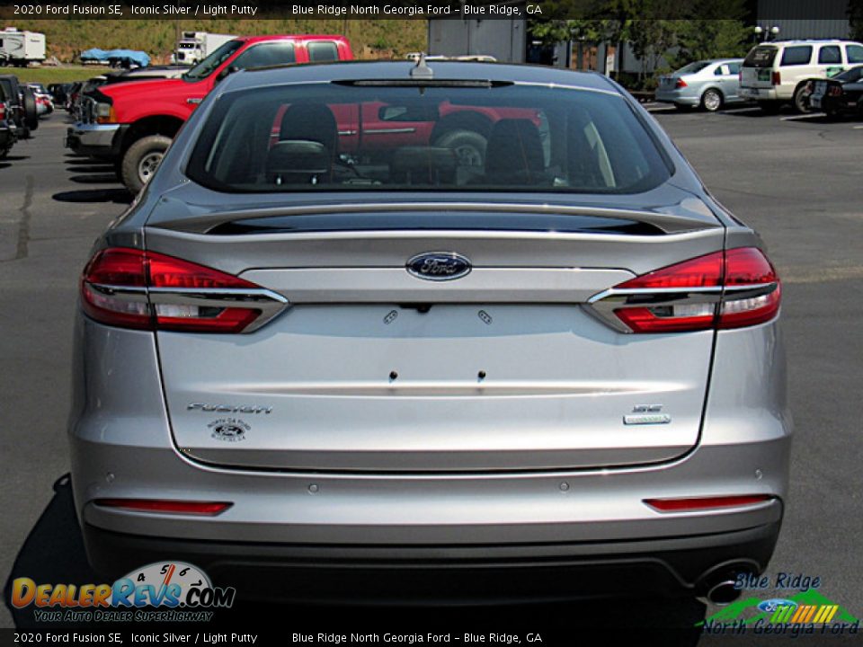 2020 Ford Fusion SE Iconic Silver / Light Putty Photo #4