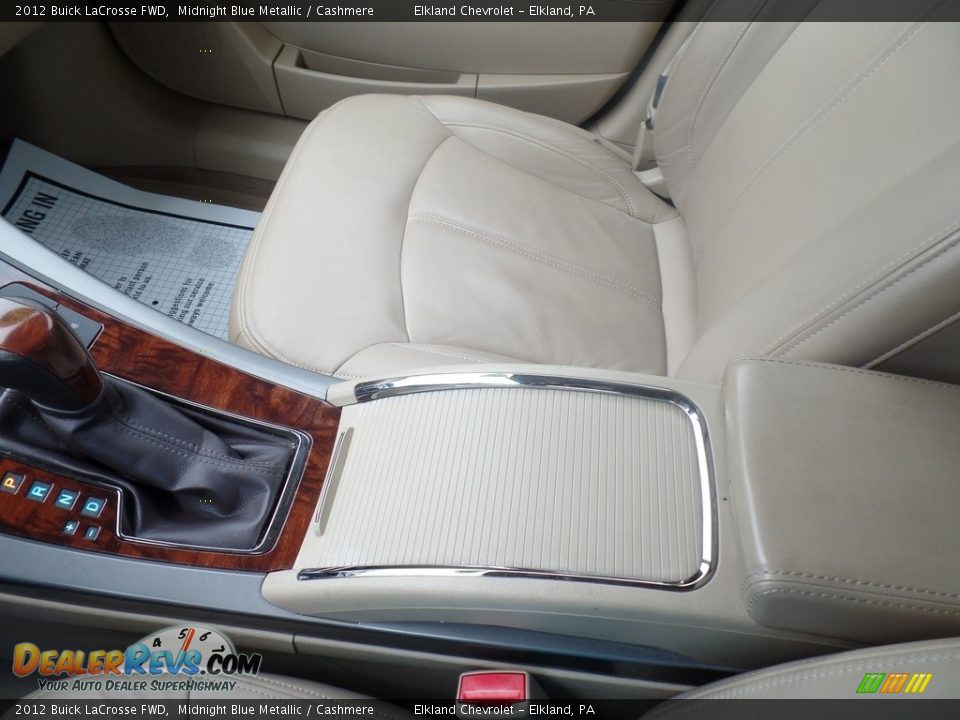 2012 Buick LaCrosse FWD Midnight Blue Metallic / Cashmere Photo #29
