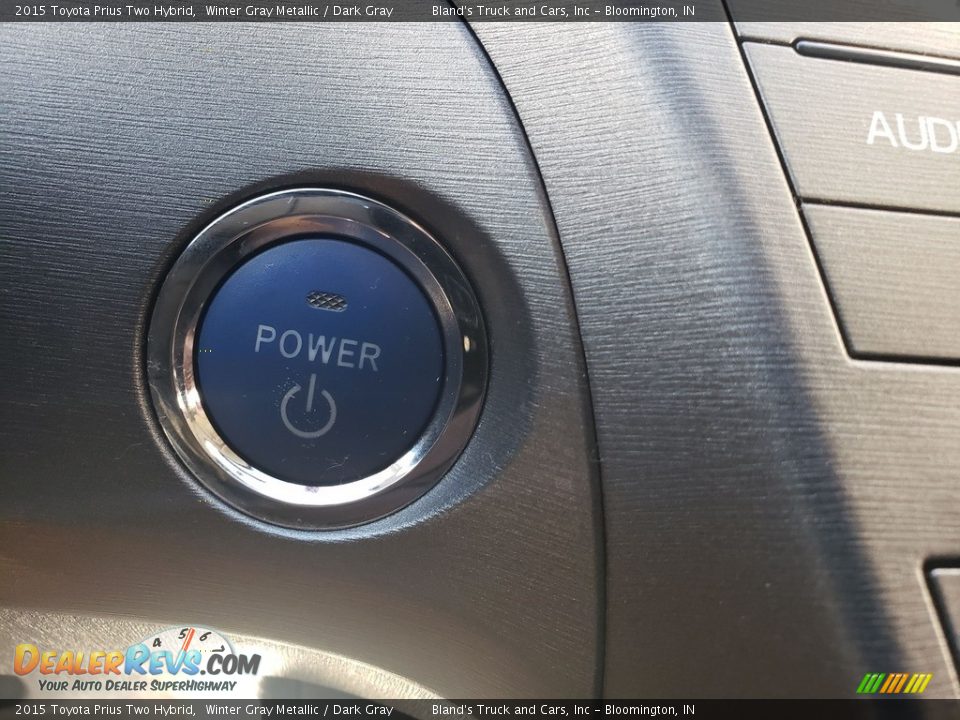 2015 Toyota Prius Two Hybrid Winter Gray Metallic / Dark Gray Photo #15