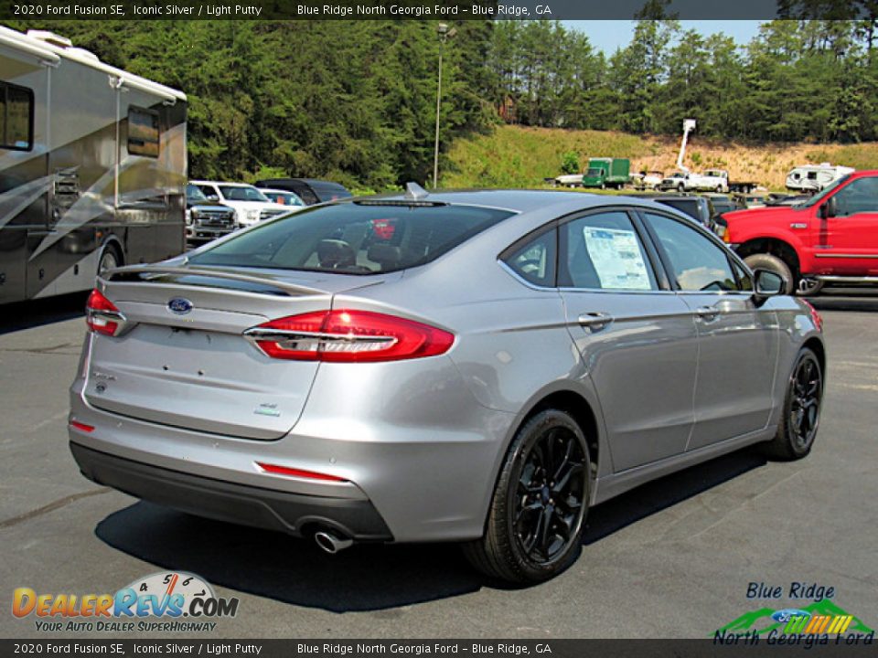 2020 Ford Fusion SE Iconic Silver / Light Putty Photo #5