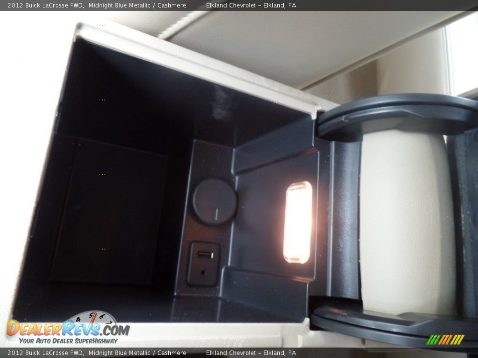 2012 Buick LaCrosse FWD Midnight Blue Metallic / Cashmere Photo #31