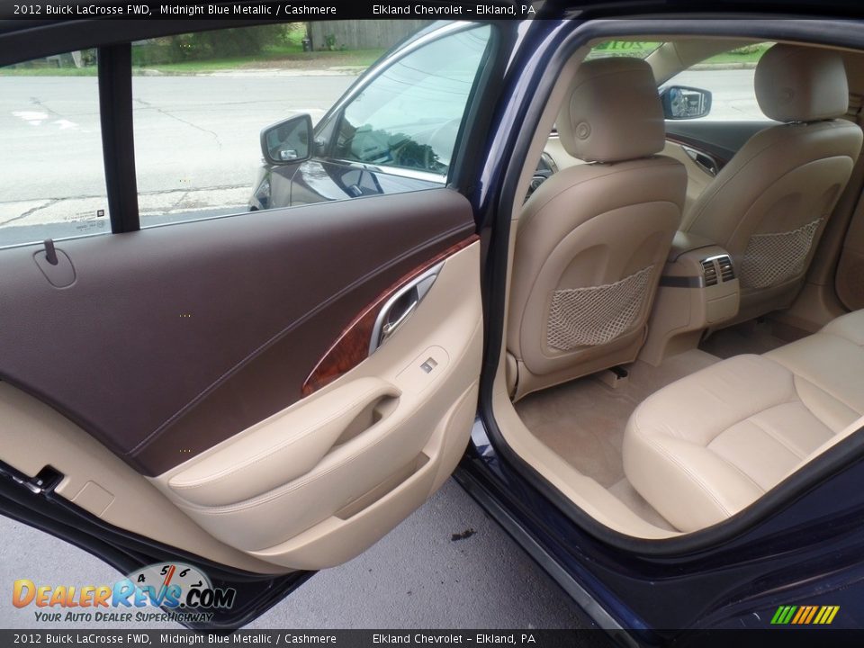 2012 Buick LaCrosse FWD Midnight Blue Metallic / Cashmere Photo #32