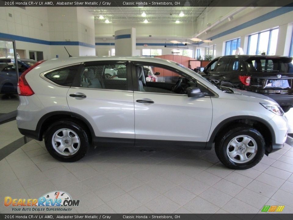 2016 Honda CR-V LX AWD Alabaster Silver Metallic / Gray Photo #5