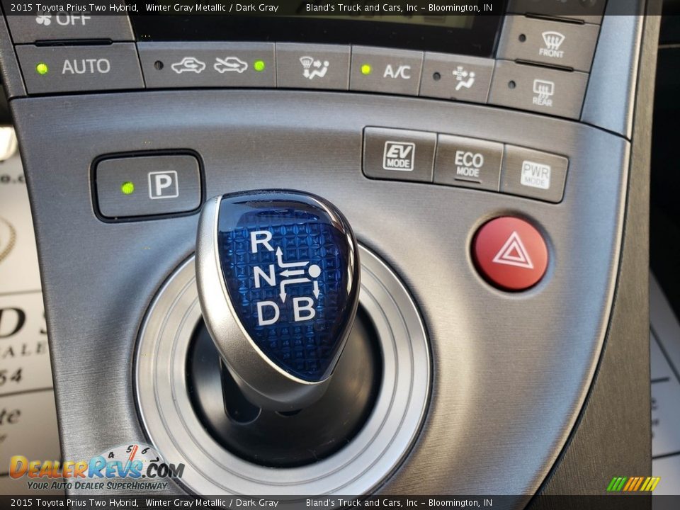 2015 Toyota Prius Two Hybrid Winter Gray Metallic / Dark Gray Photo #22