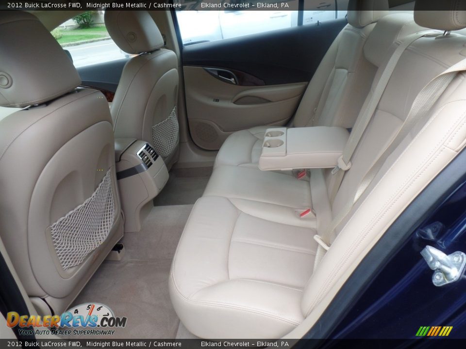 2012 Buick LaCrosse FWD Midnight Blue Metallic / Cashmere Photo #35