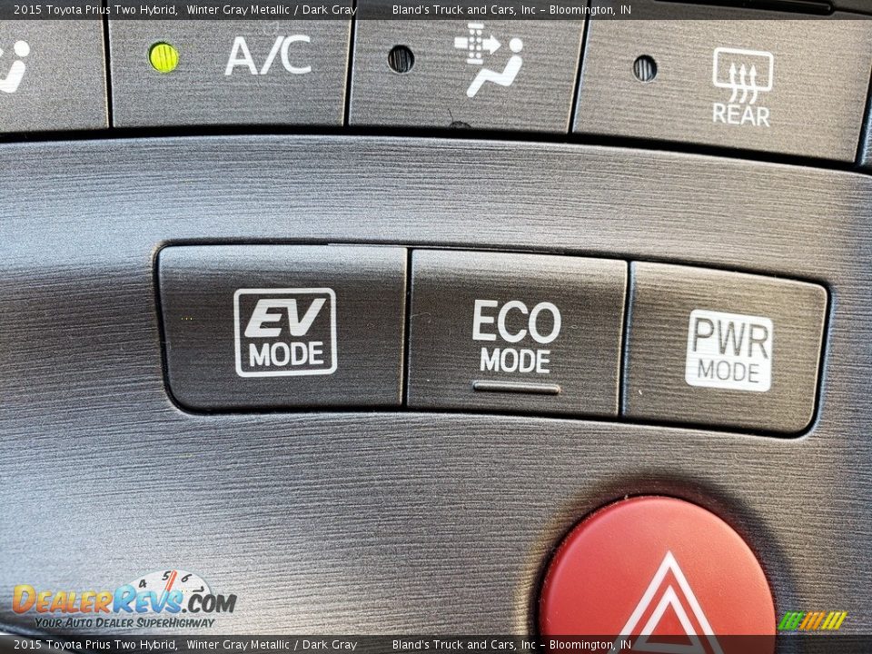 2015 Toyota Prius Two Hybrid Winter Gray Metallic / Dark Gray Photo #23