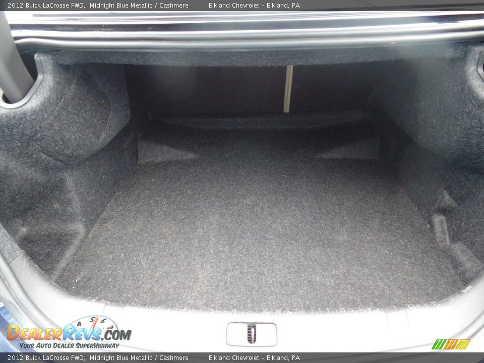 2012 Buick LaCrosse FWD Midnight Blue Metallic / Cashmere Photo #36