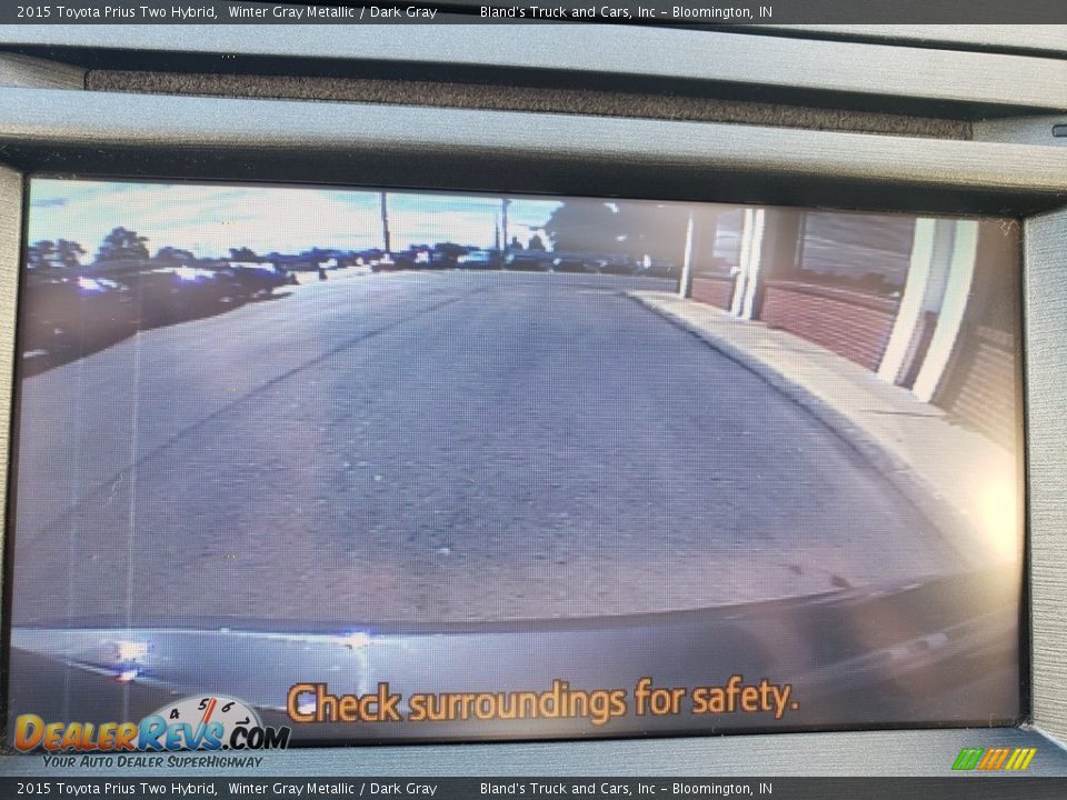 2015 Toyota Prius Two Hybrid Winter Gray Metallic / Dark Gray Photo #24