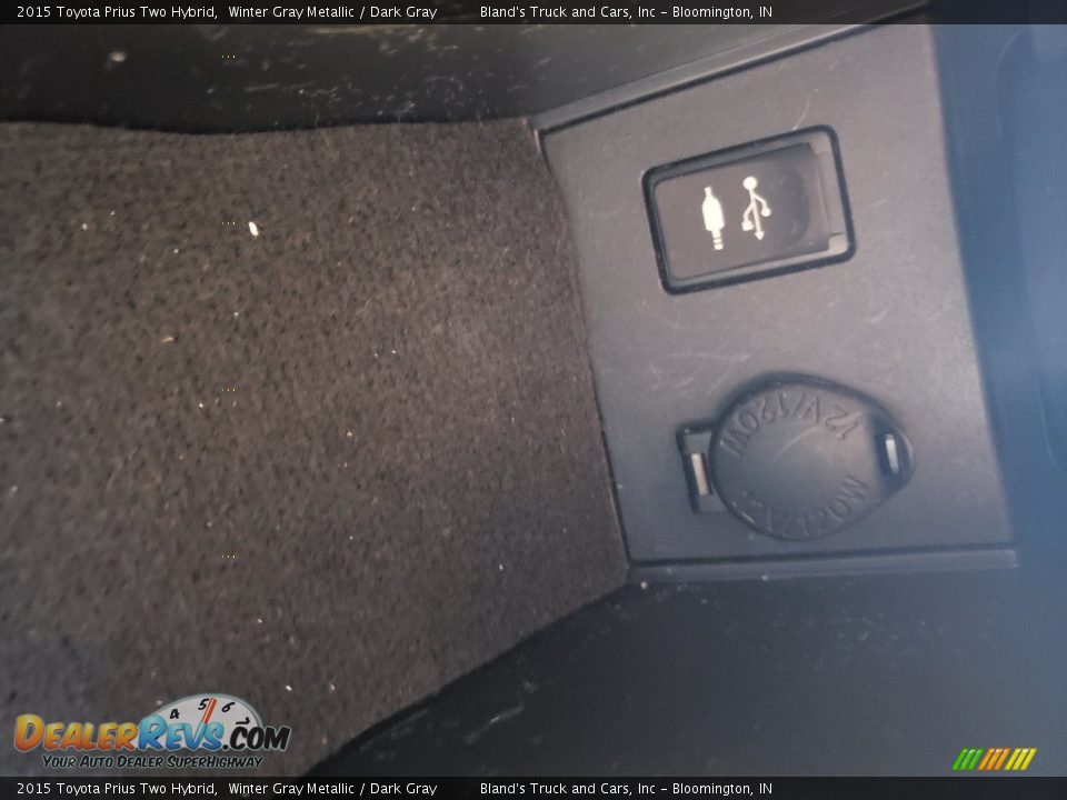 2015 Toyota Prius Two Hybrid Winter Gray Metallic / Dark Gray Photo #27