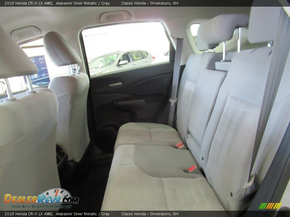 2016 Honda CR-V LX AWD Alabaster Silver Metallic / Gray Photo #17