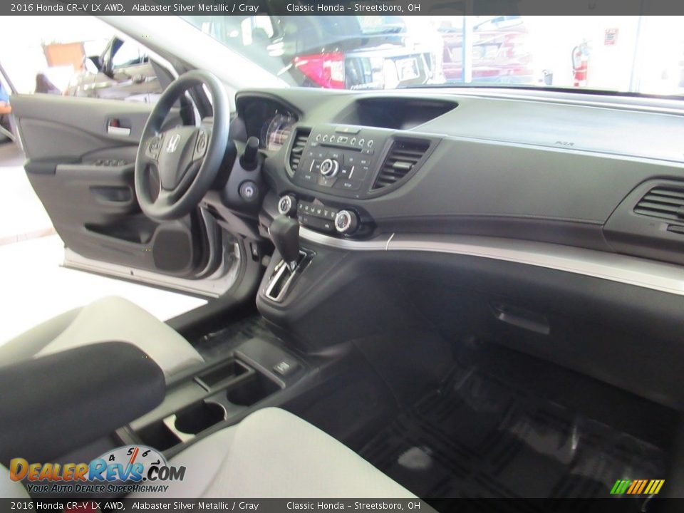 2016 Honda CR-V LX AWD Alabaster Silver Metallic / Gray Photo #18