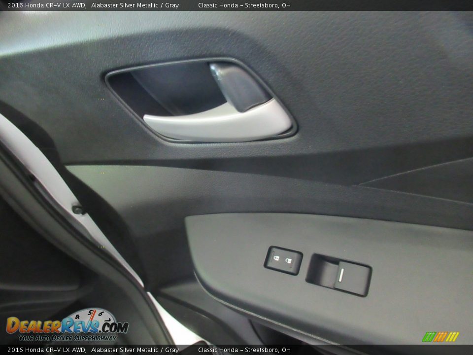 2016 Honda CR-V LX AWD Alabaster Silver Metallic / Gray Photo #19
