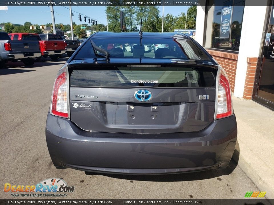 2015 Toyota Prius Two Hybrid Winter Gray Metallic / Dark Gray Photo #33