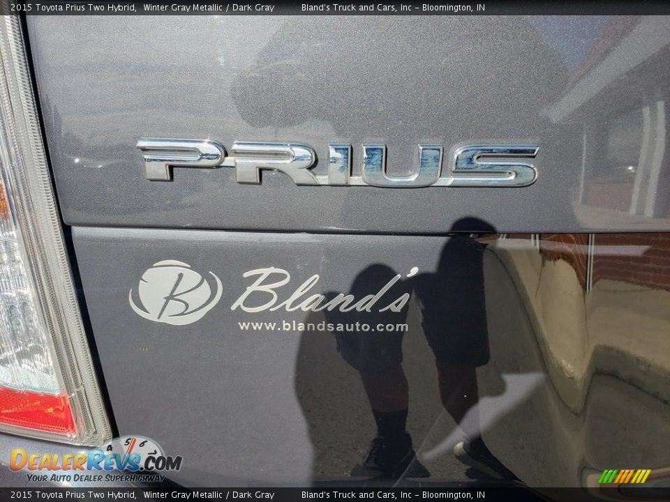 2015 Toyota Prius Two Hybrid Winter Gray Metallic / Dark Gray Photo #34
